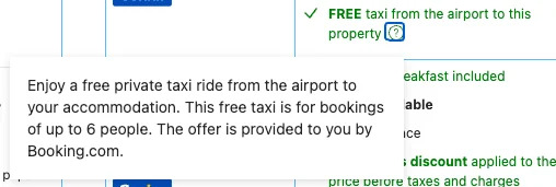 how-to-use- booking.com free-taxi